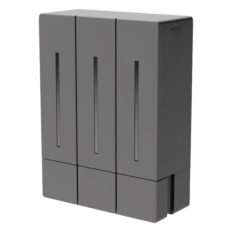 raxe マグネット 浮かせるディスペンサー 450ml×3 インディゴブラック