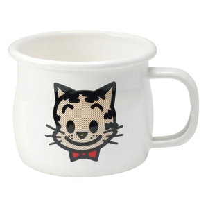 【お取り寄せ商品】ホーローマグカップ オサムグッズ フェイス (キャット)