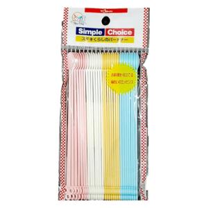 マドラー ハーモニーカラー 30P ピンク　白　黄色　青
