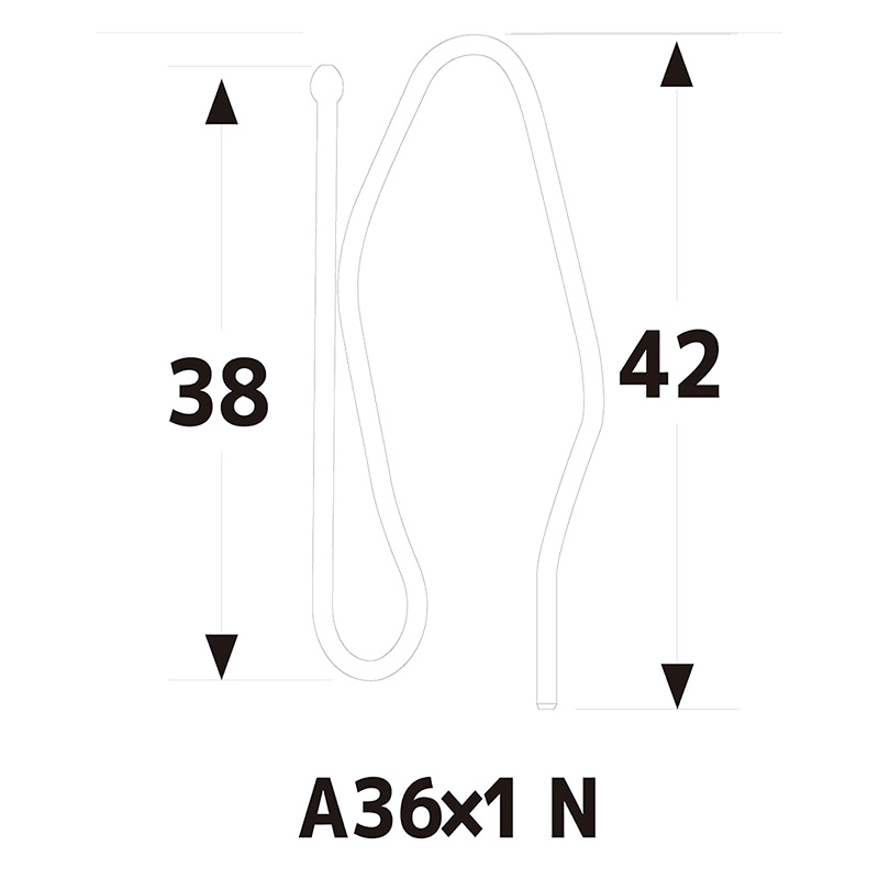 カーテン用フック プリーツフック A60×1 10個