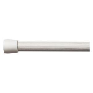 つっぱりポール 木目ホワイト 120cm 70~120cm