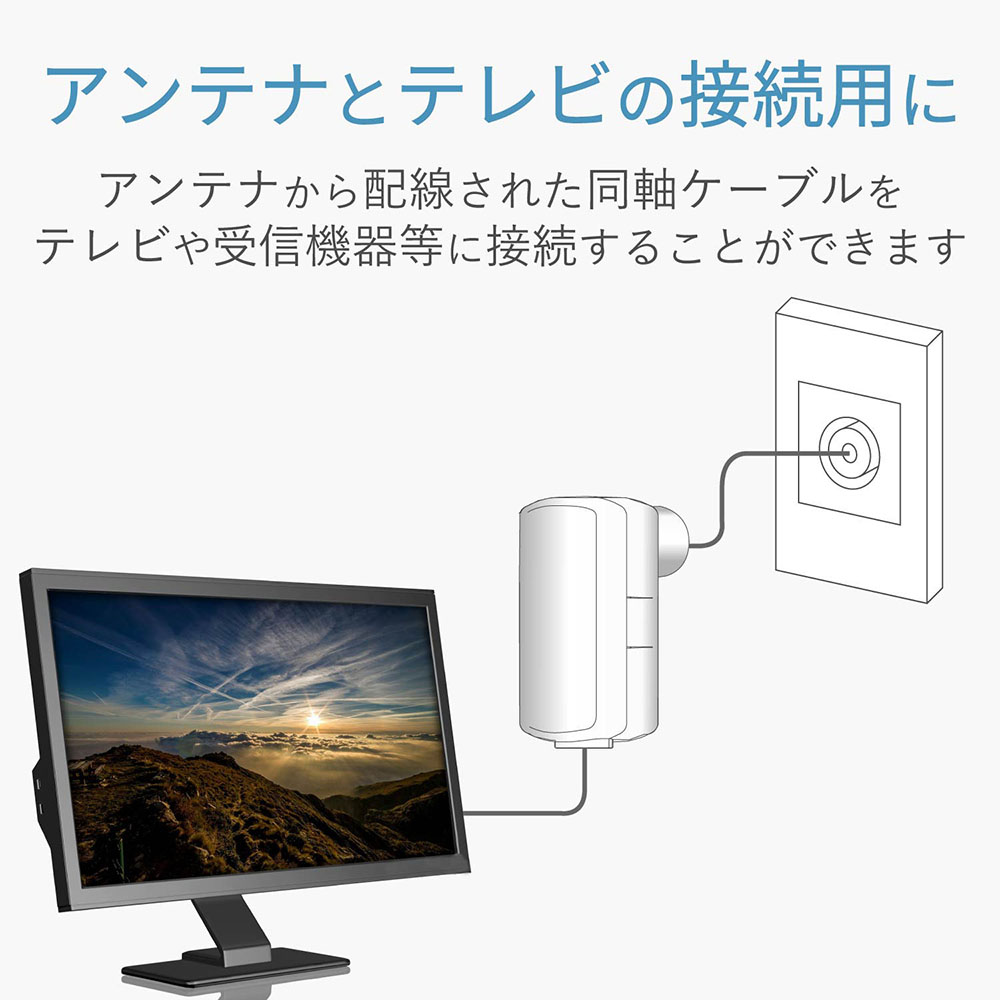 テレビコンセントプラグ(4C、5C用) FL45CS(B)