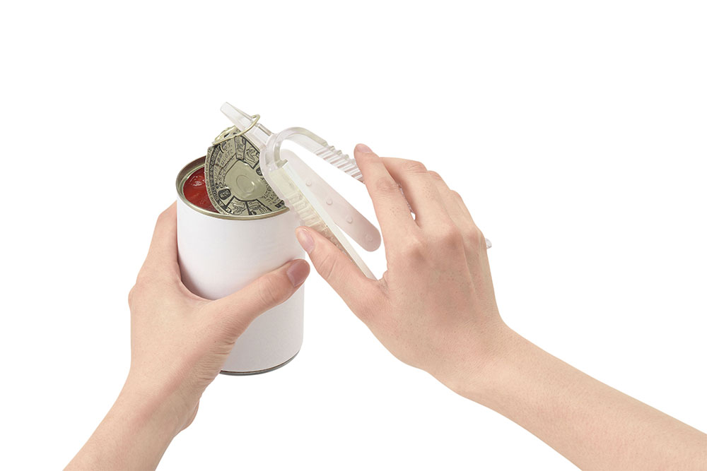 缶切り らくらくオープナー クリア
