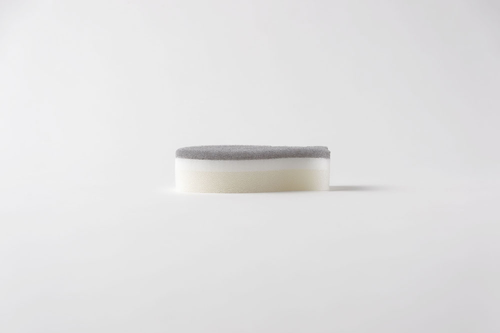 おさかなスポンジ グレー