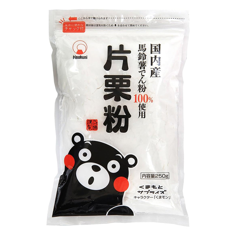 火乃国 国産片栗粉 くまもんチャック付き 250g