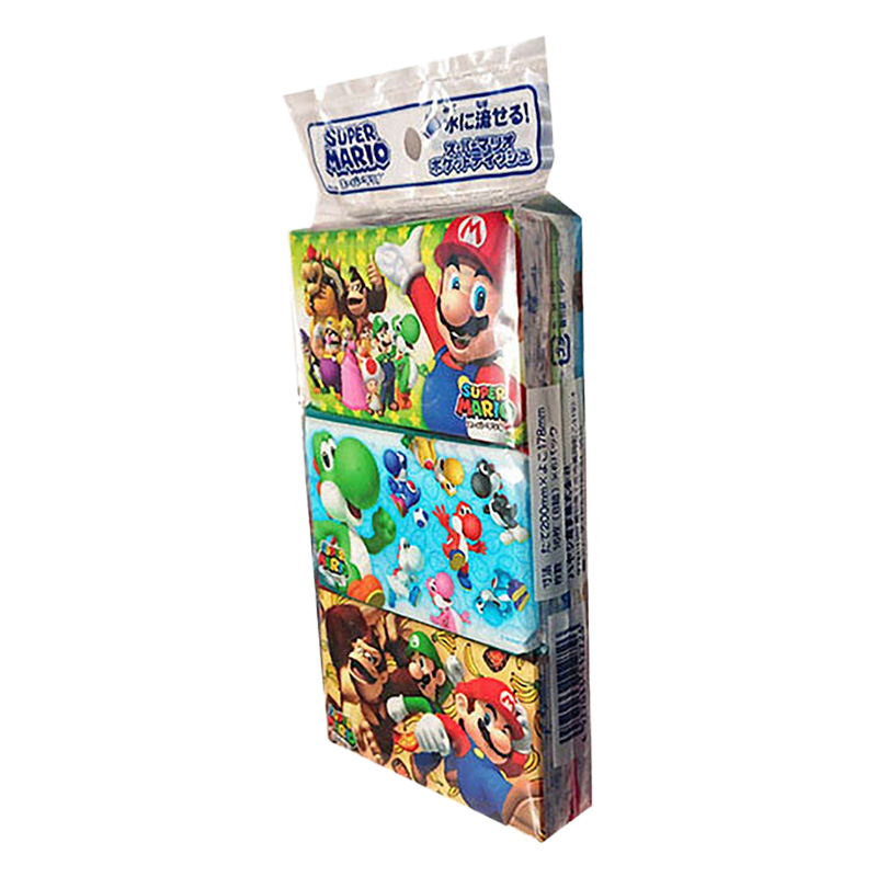 ポケットティッシュスーパーマリオ 6個パック