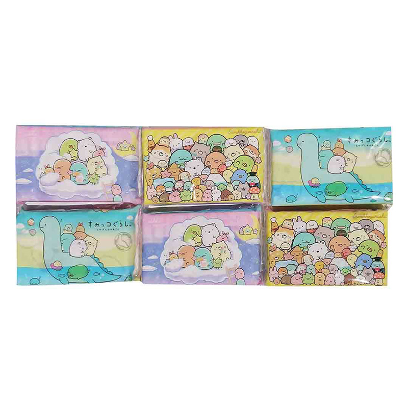 ポケットティッシュすみっコぐらし 6個パック