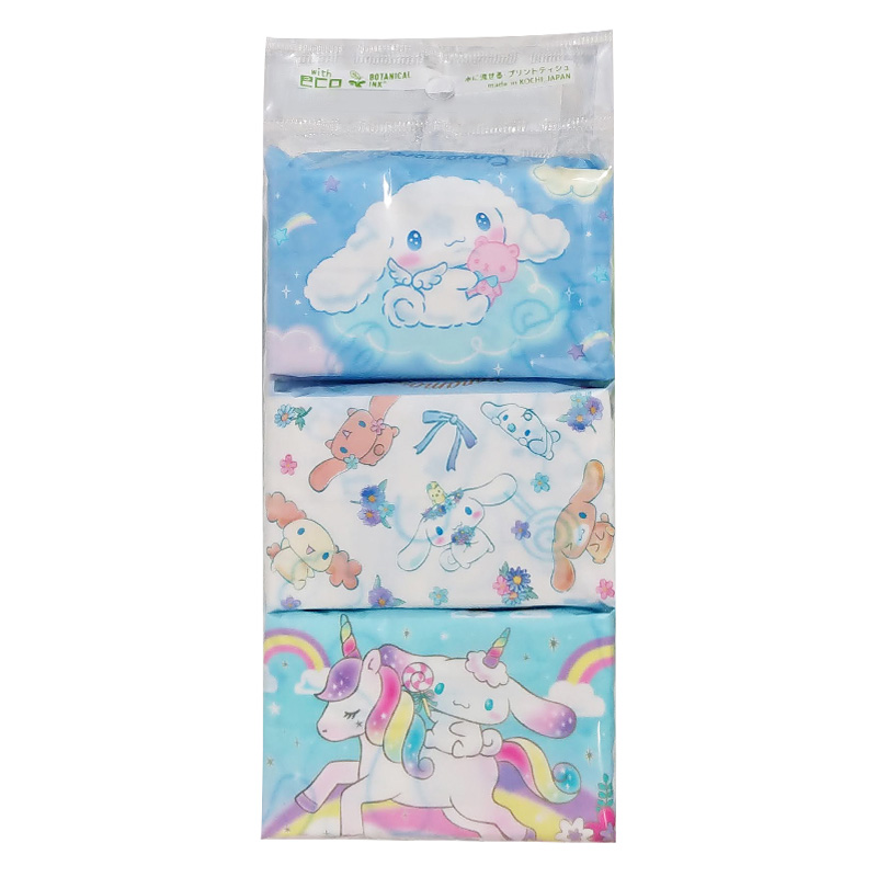 シナモロール ポケットティシュ 6コパック