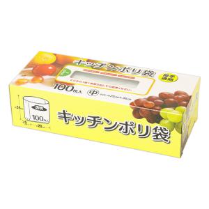 箱入りポリ袋 透明 中 100枚入り
