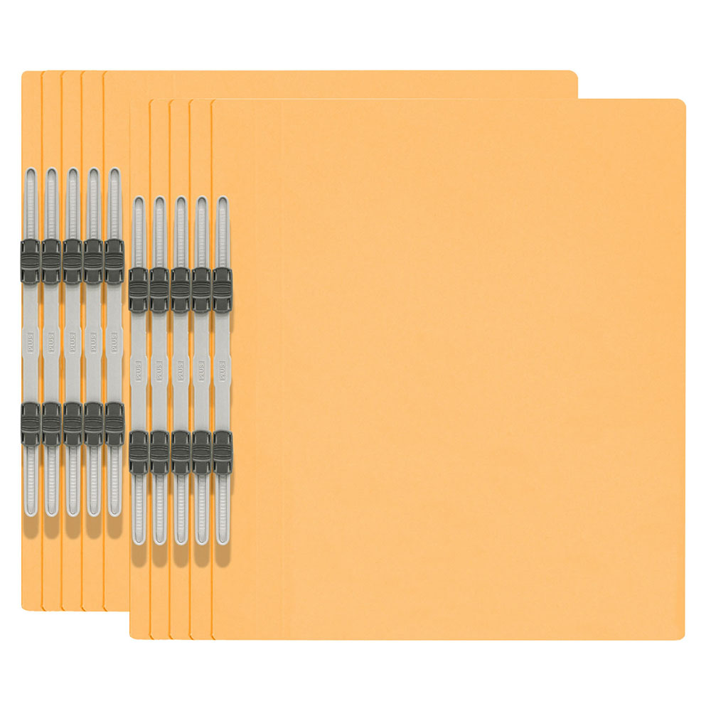 フラットファイル エコノミー 10冊パック A4-S 150枚とじ イエロー NO.021E