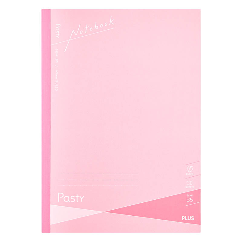 Pasty ノート セミB5サイズ 30枚 ピンク