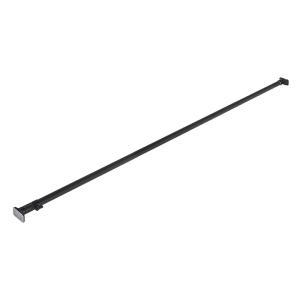 突ぱりパワフルポール 特大 幅170-280cm×奥行4cm×高さ7cm マットブラック