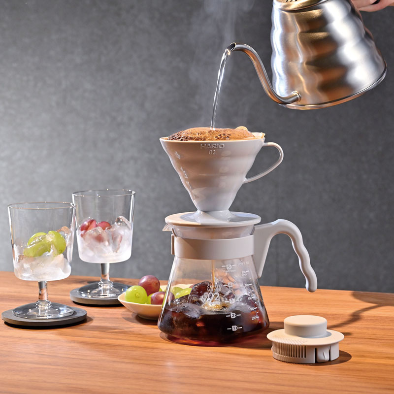 V60 コーヒーサーバー02セット VCSD-02PGR ペールグレー