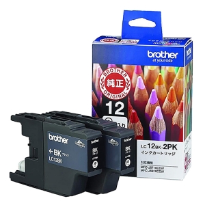インクカートリッジ LC12BK-2PK ブラック