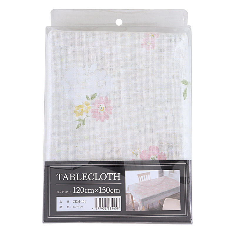テーブルクロス 120×150 ピンク CKM-101