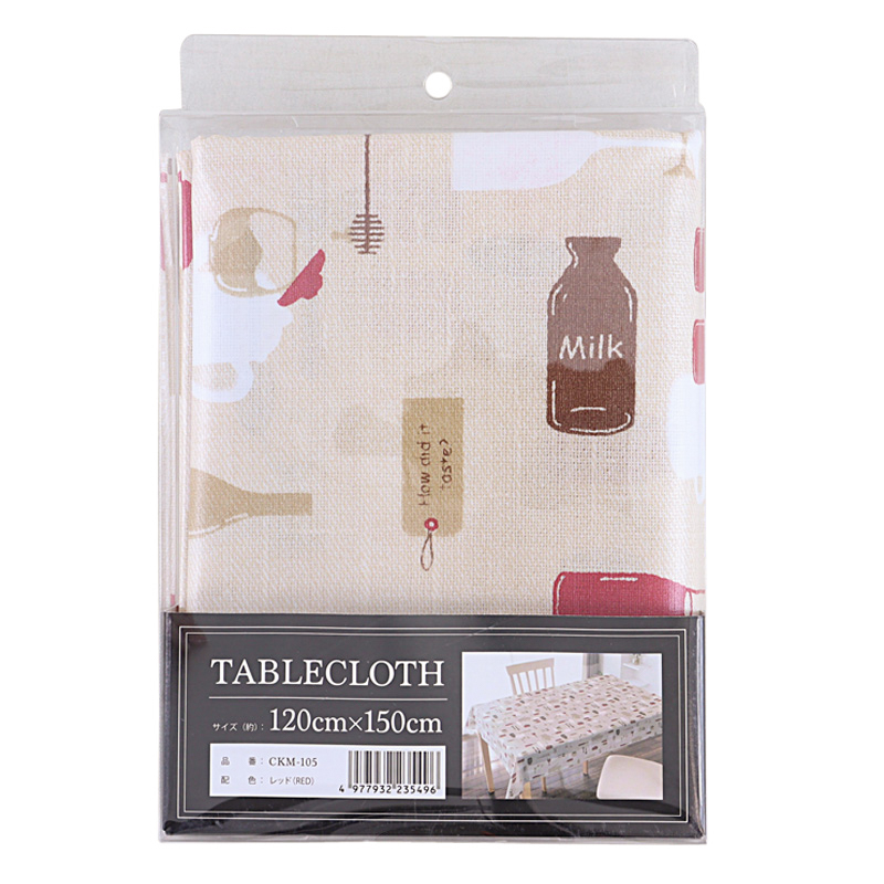 テーブルクロス 120×150 レッド CKM-105