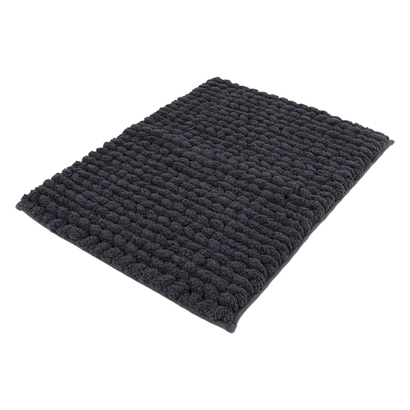 MOU 超極細繊維バスマット 45×60cm チャコール