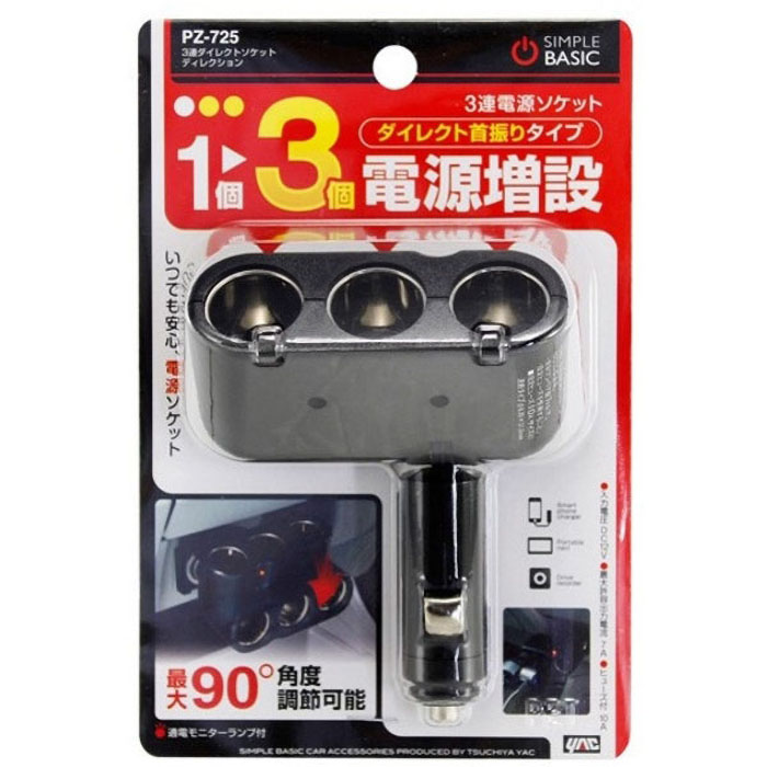 3連ダイレクトソケット ディレクション