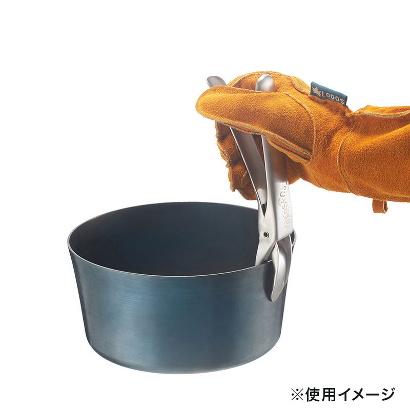 【お取り寄せ商品】鉄の職人やっとこハンドル シルバー