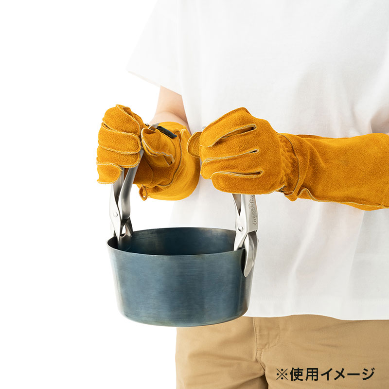 【お取り寄せ商品】鉄の職人やっとこハンドル シルバー
