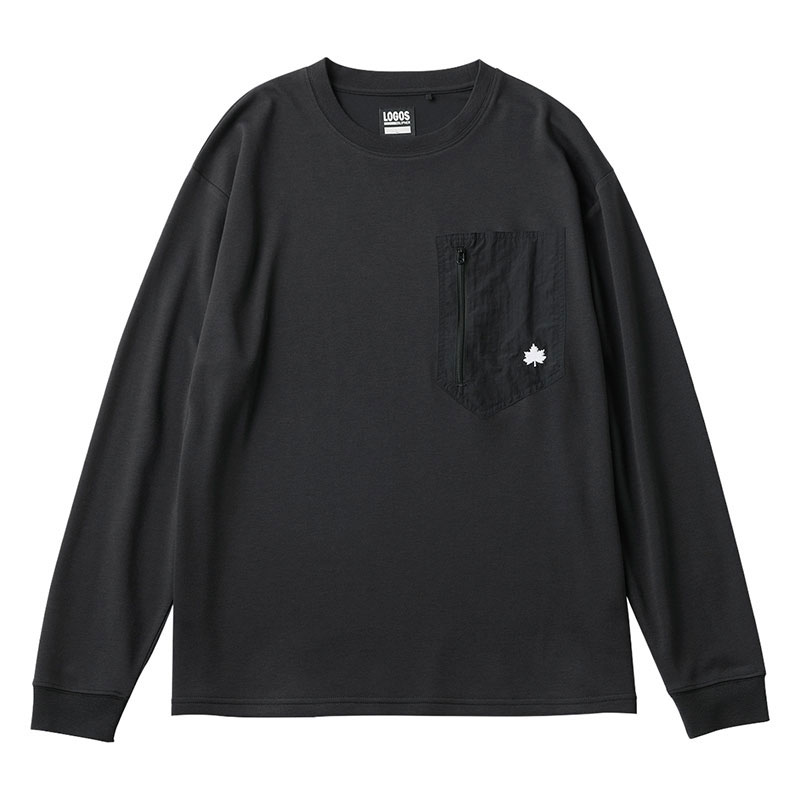 【お取り寄せ商品】LOGOS by LIPNER リカバリープルオーバー ブラック