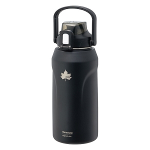 【5月下旬入荷予定】ThermoWall 真空断熱ラージアイスドリンクボトル撃飲 1300 ブラック