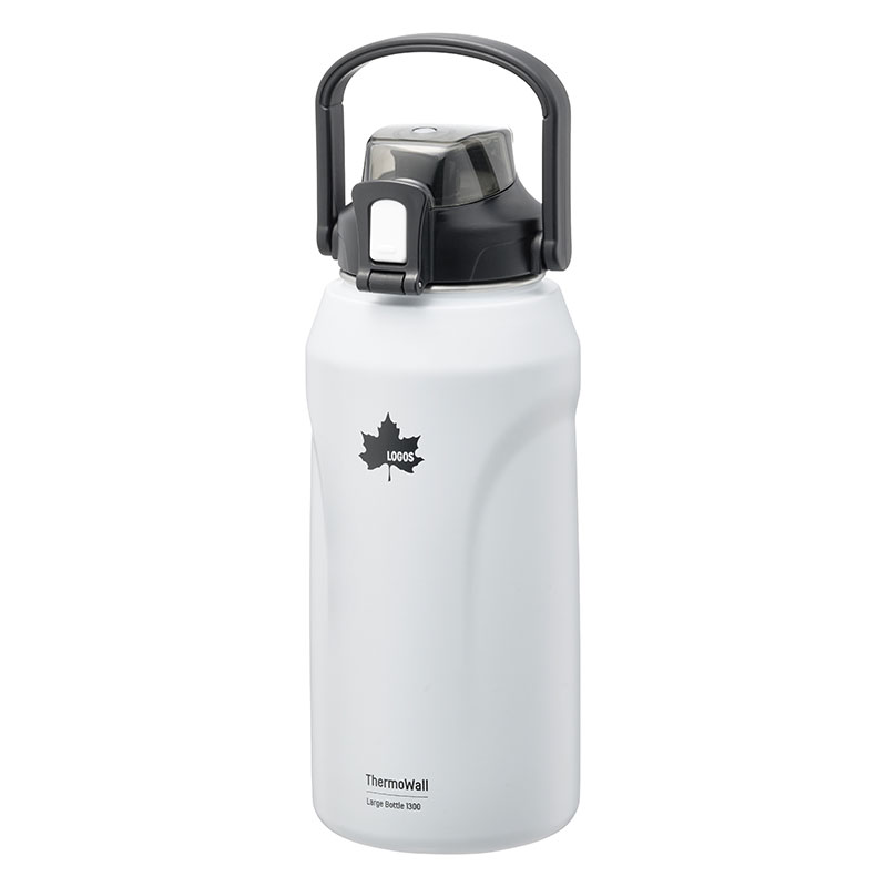 【5月下旬入荷予定】ThermoWall 真空断熱ラージアイスドリンクボトル撃飲 1300 アイスグレー