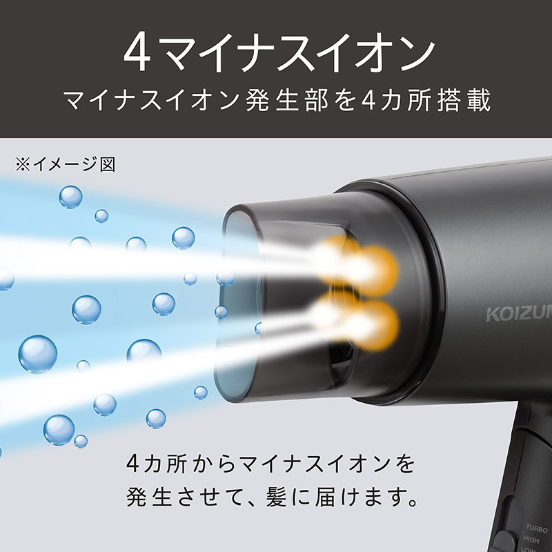 マイナスイオンヘアドライヤーKHD-9240 H