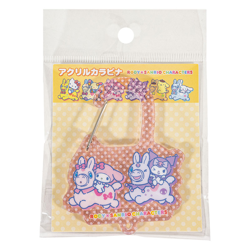 アクリルカラビナ マイメロディ&クロミ RODY×サンリオキャラクターズ