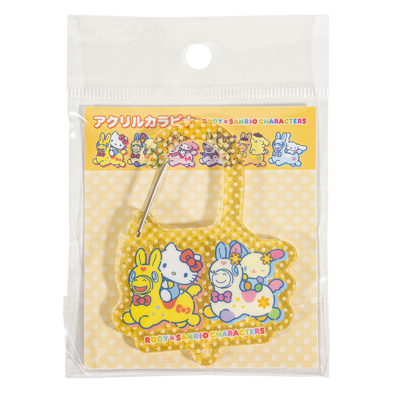 アクリルカラビナ ハローキティ&ウサハナ RODY×サンリオキャラクターズ