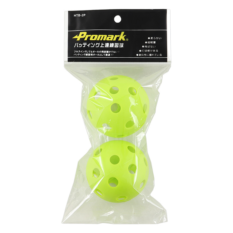 プロマーク バッティング上達練習球 2球入 HTB-2P