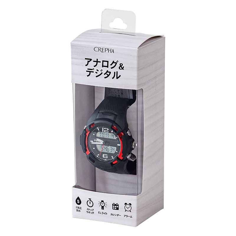 ティースポーツ アナログ&デジタル腕時計 TS-AD251-RD