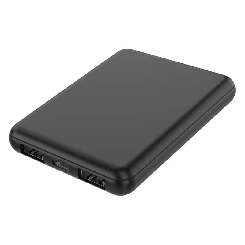 発火しにくい超安全設計 準固体リチウムイオン モバイルバッテリー 5000mAh ブラック HD4-SSMBTC5BK