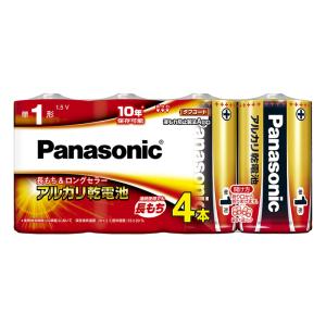 単1形アルカリ乾電池 4本パック LR20XJ｜4SW
