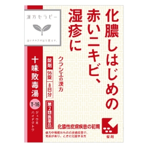 【第2類医薬品】漢方十味敗毒湯エキス錠 96錠