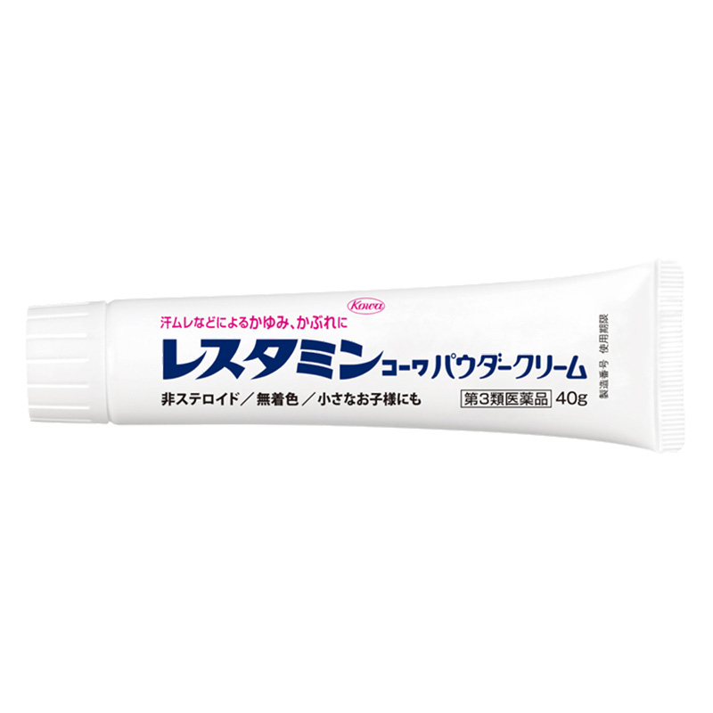 【第3類医薬品】【指定濫用防止医薬品】レスタミン コーワパウダークリーム 40g