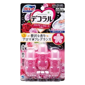 ブルーレットデコラル アロマピンクローズの香り 3本