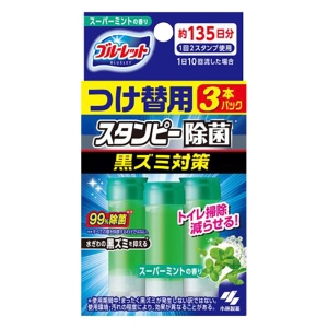 ブルーレット スタンピー除菌つけ替用3本スーパーミントの香り