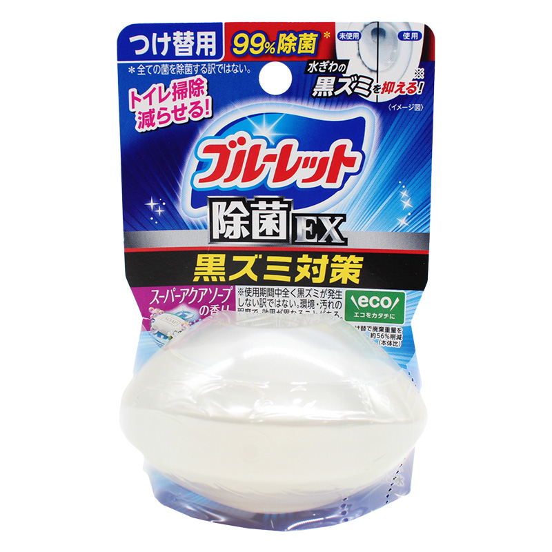 液体ブルーレットおくだけ除菌EX つけ替用 スーパーアクアソープの香り 67ml