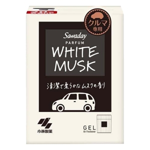 【お取り寄せ商品】車専用 消臭芳香剤 パルファム ゲル ホワイトムスク 110g