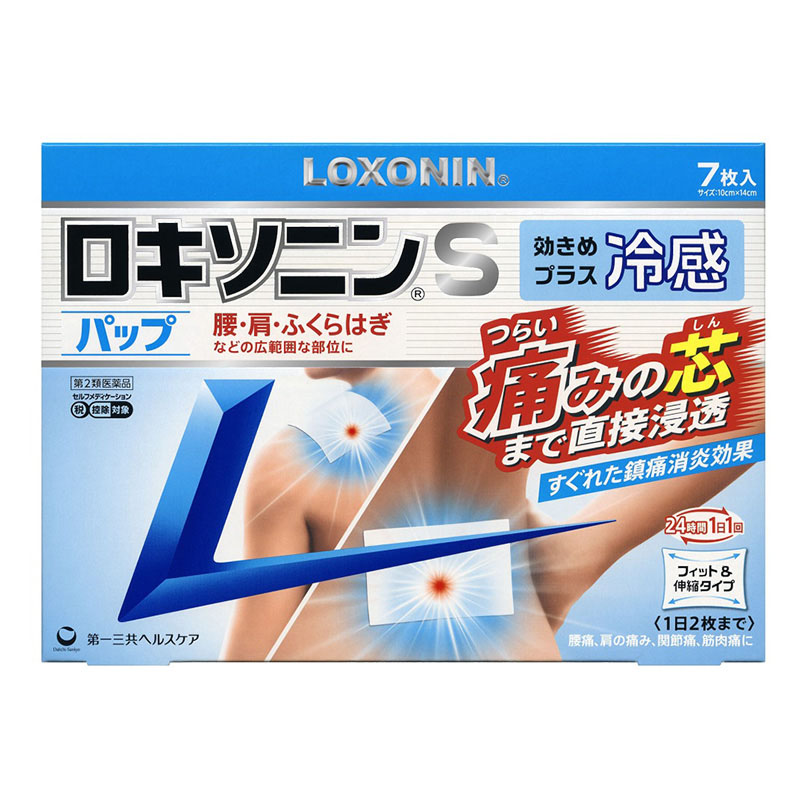 【第2類医薬品】ロキソニンSパップ 7枚