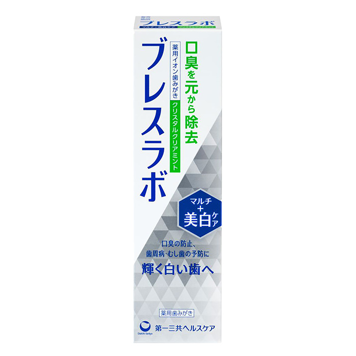 ブレスラボ マルチ+美白ケア クリスタルクリアミント 90g