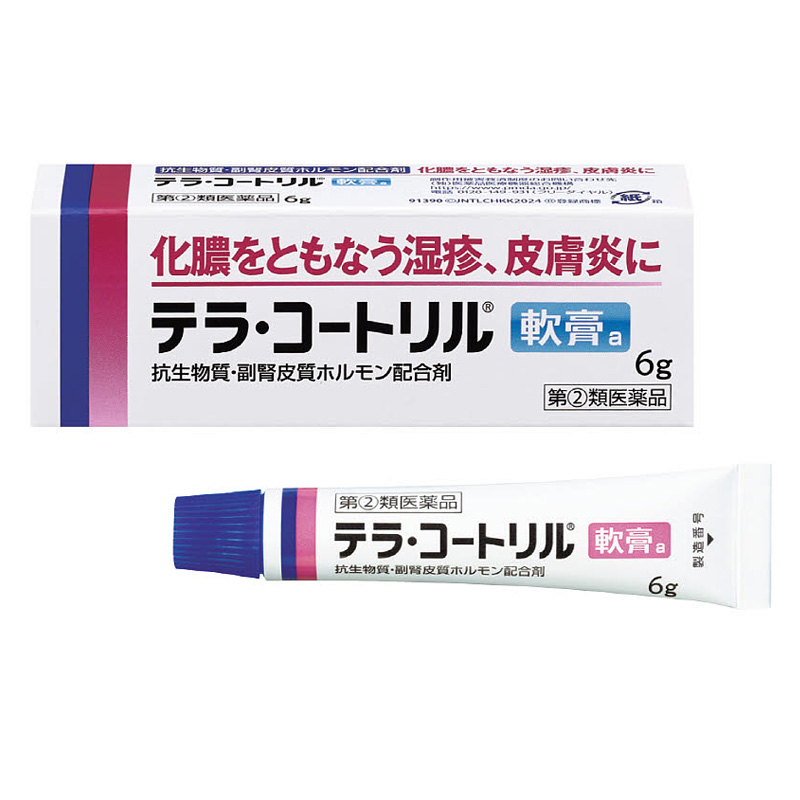 【指定第2類医薬品】テラ・コートリル軟膏a 6g