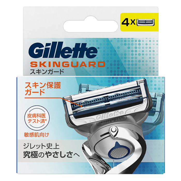 Gillette スキンガード マニュアル 替刃4B