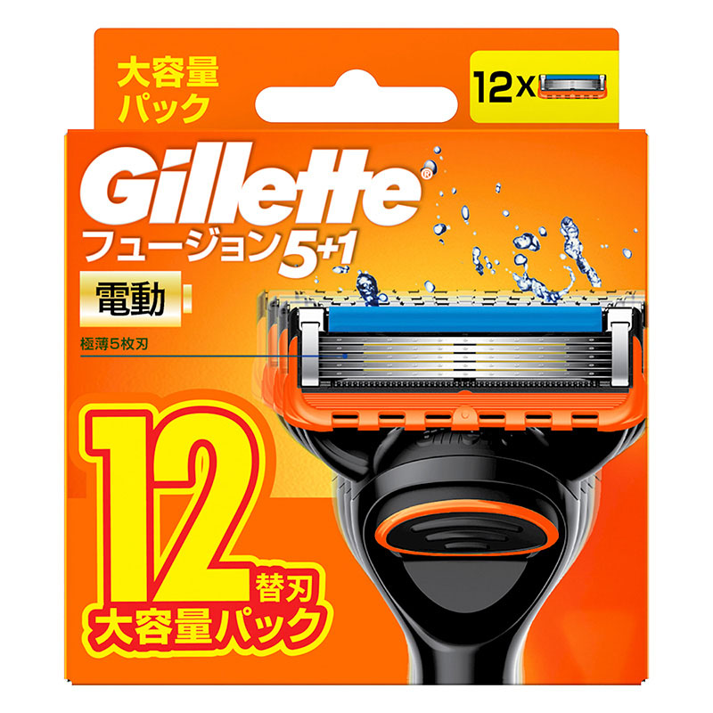 Gilletteジレット フュージョン パワー 替刃12枚入