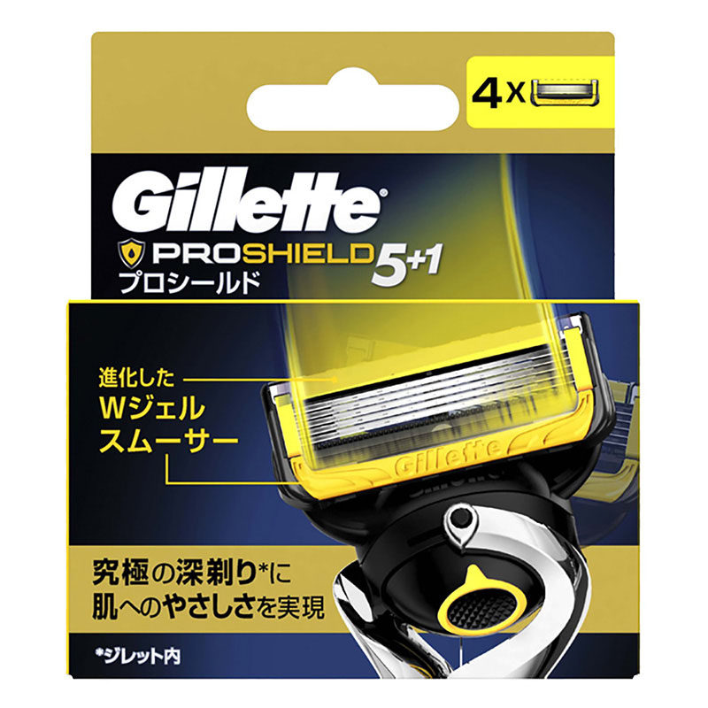 Gilletteジレット プロシールド 替刃 4個入