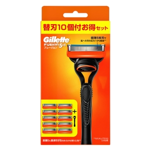Gilletteジレット  フュージョン マニュアル9Bホルダー付替刃 10個