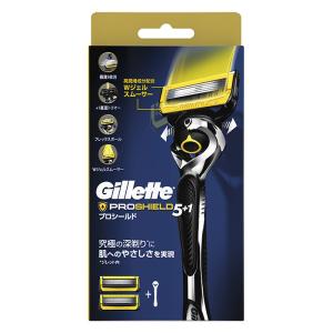 Gilletteジレット プロシールド マニュアルホルダー 替刃2個付