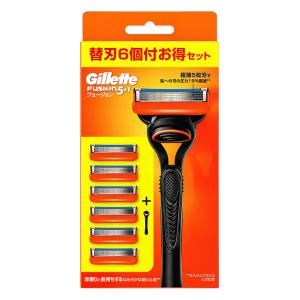 Gilletteジレット フュージョン マニュアル ホルダー替刃6個付