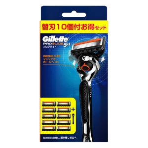 Gilletteジレット プログライド マニュアル9Bホルダー付き替刃 10個
